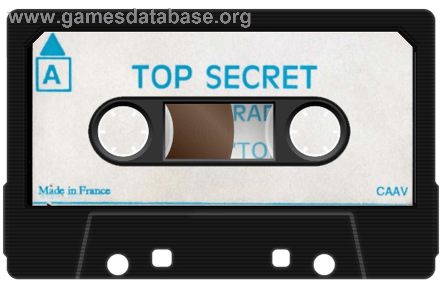 Top Secret - Amstrad CPC - Artwork - Cartridge