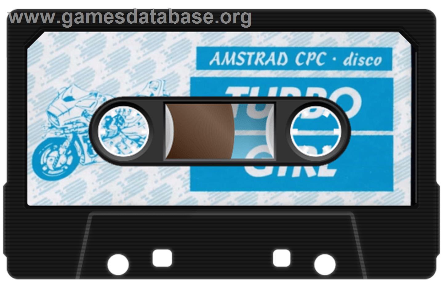 Turbo Girl - Amstrad CPC - Artwork - Cartridge
