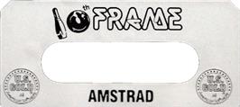 Top of cartridge artwork for 10th Frame on the Amstrad CPC.