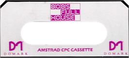 Top of cartridge artwork for Bob's Full House on the Amstrad CPC.