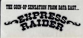 Top of cartridge artwork for Express Raider on the Amstrad CPC.