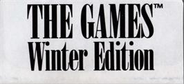 Top of cartridge artwork for Games: Winter Edition on the Amstrad CPC.