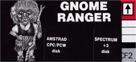 Top of cartridge artwork for Gnome Ranger on the Amstrad CPC.