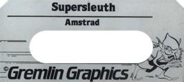 Top of cartridge artwork for Grumpy Gumphrey Supersleuth on the Amstrad CPC.