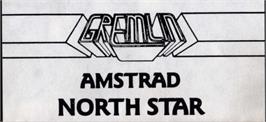 Top of cartridge artwork for NorthStar on the Amstrad CPC.