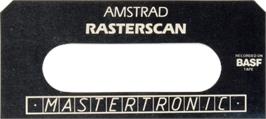 Top of cartridge artwork for Rasterscan on the Amstrad CPC.
