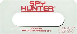 Top of cartridge artwork for Spy Hunter on the Amstrad CPC.
