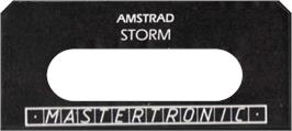 Top of cartridge artwork for Storm on the Amstrad CPC.