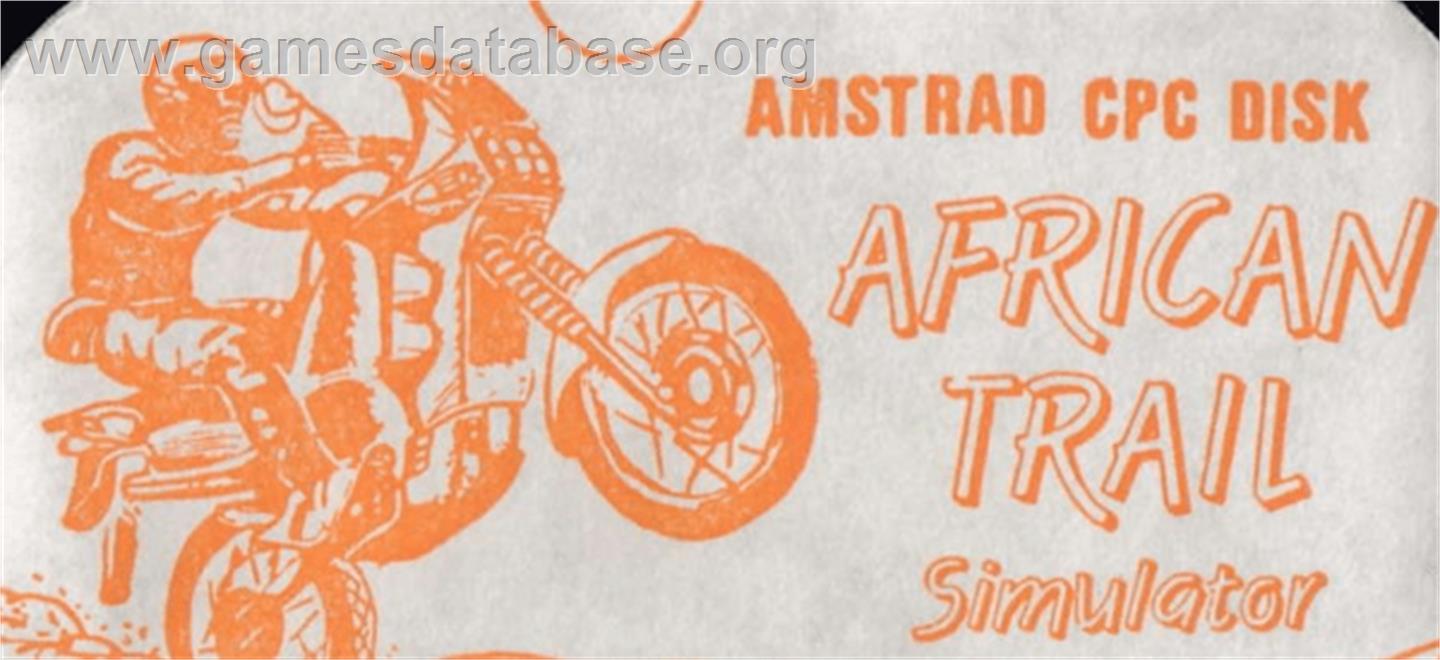 African Trail Simulator - Amstrad CPC - Artwork - Cartridge Top