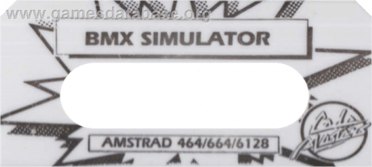 BMX Simulator - Amstrad CPC - Artwork - Cartridge Top