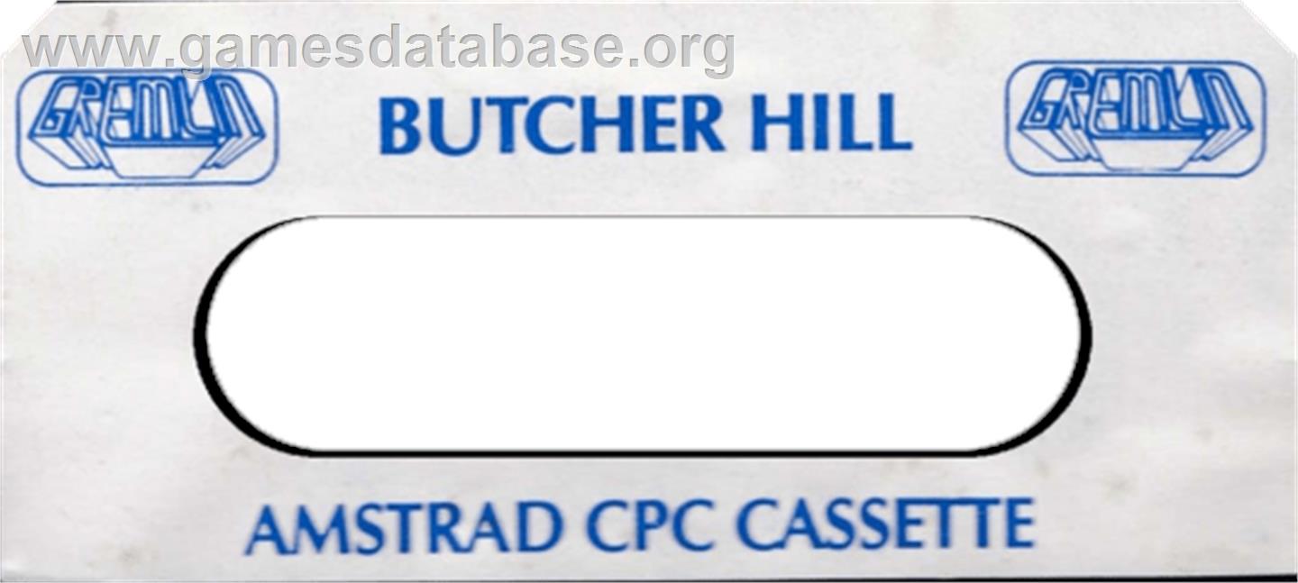 Butcher Hill - Amstrad CPC - Artwork - Cartridge Top