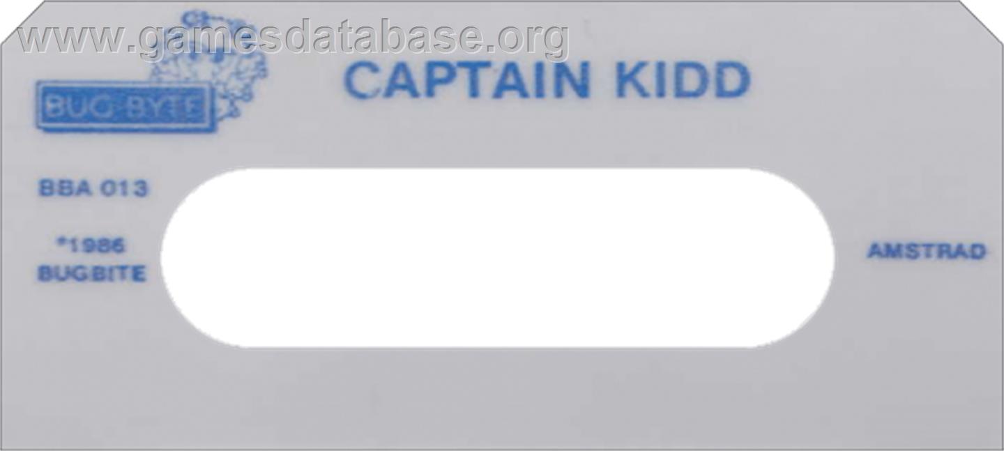 Captain Zapp - Amstrad CPC - Artwork - Cartridge Top