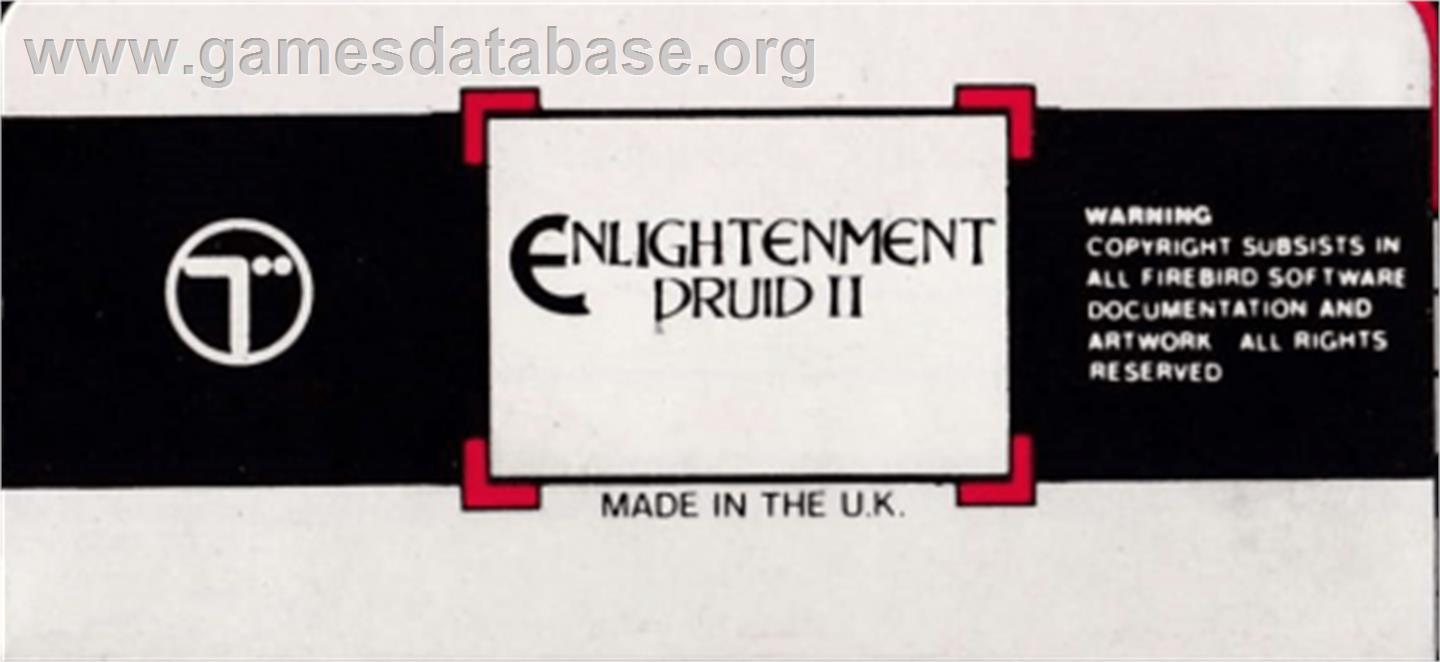 Druid II: Enlightenment - Amstrad CPC - Artwork - Cartridge Top