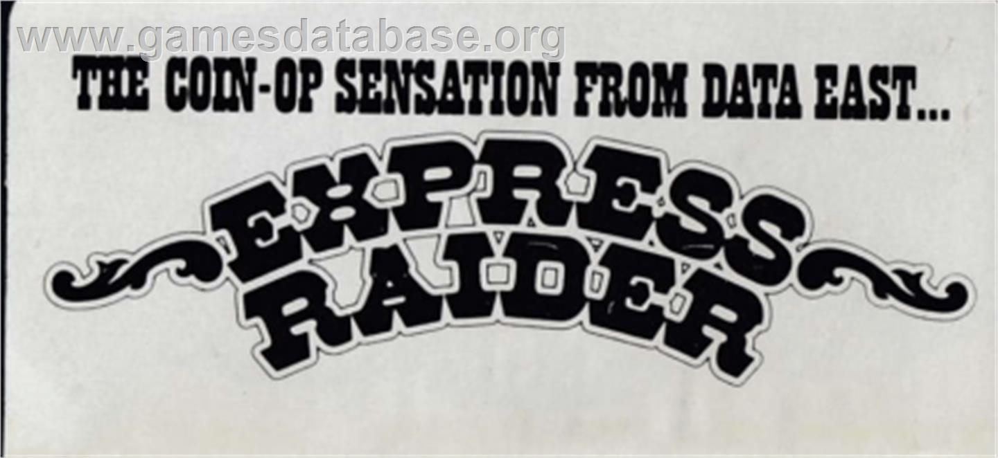 Express Raider - Amstrad CPC - Artwork - Cartridge Top
