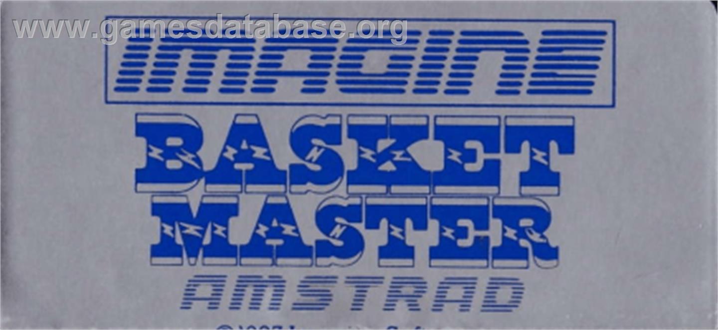 Fernando Martin Basket Master - Amstrad CPC - Artwork - Cartridge Top