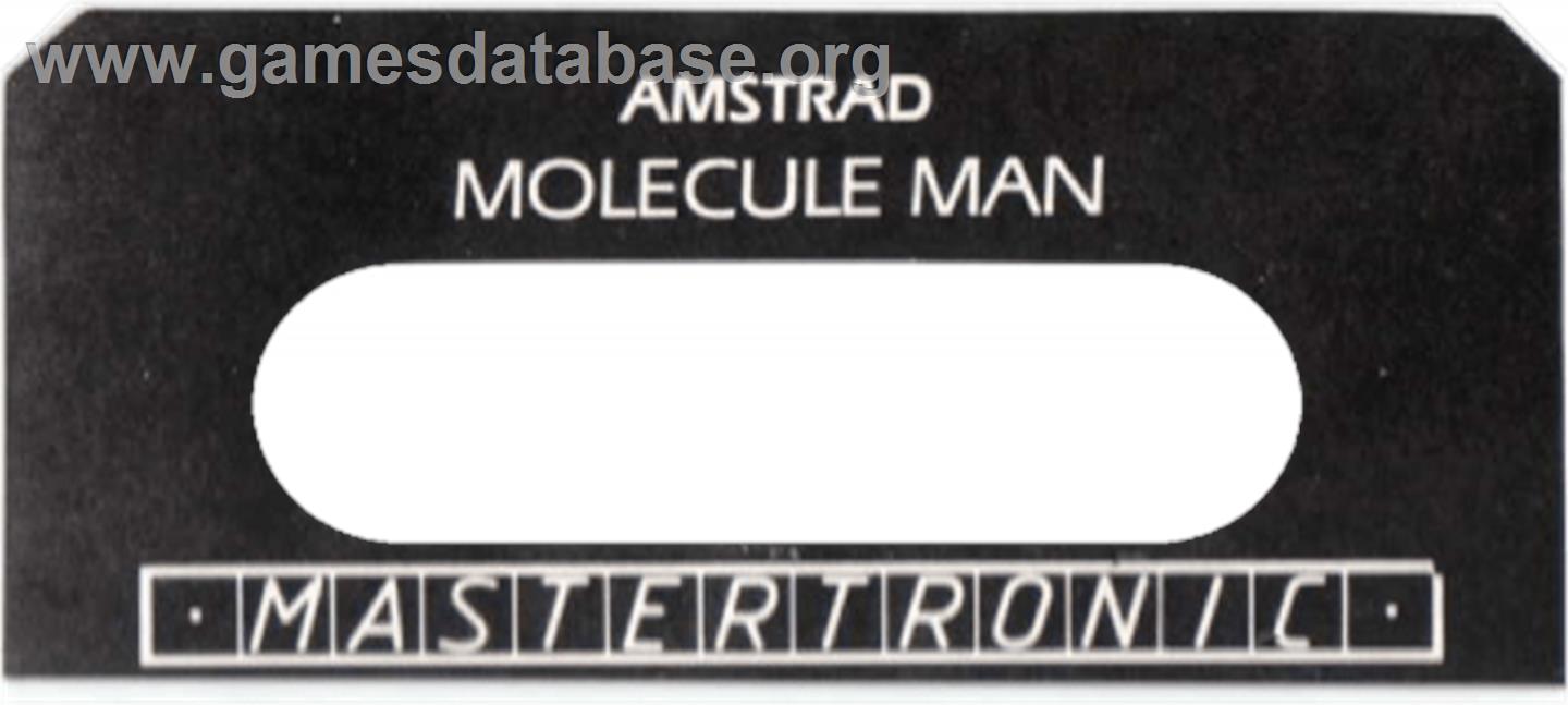 Molecule Man - Amstrad CPC - Artwork - Cartridge Top