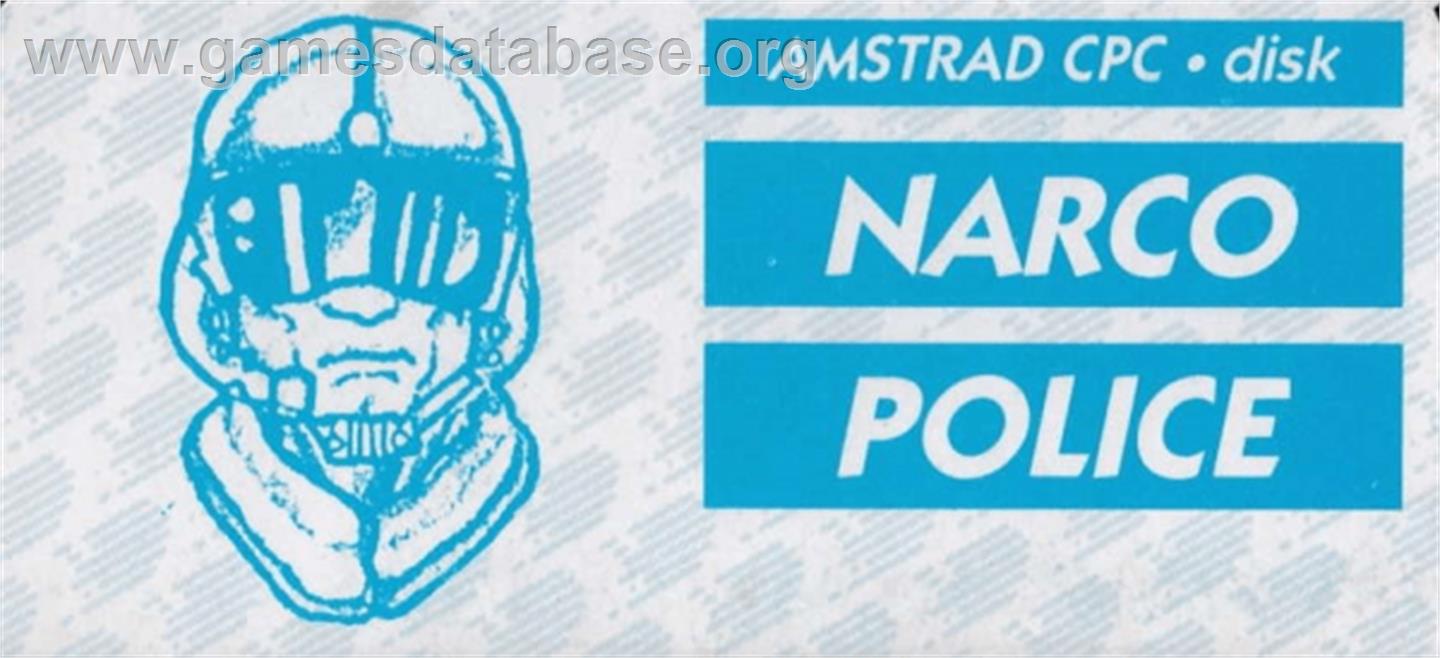 Narco Police - Amstrad CPC - Artwork - Cartridge Top
