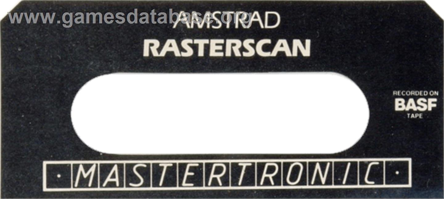 Rasterscan - Amstrad CPC - Artwork - Cartridge Top