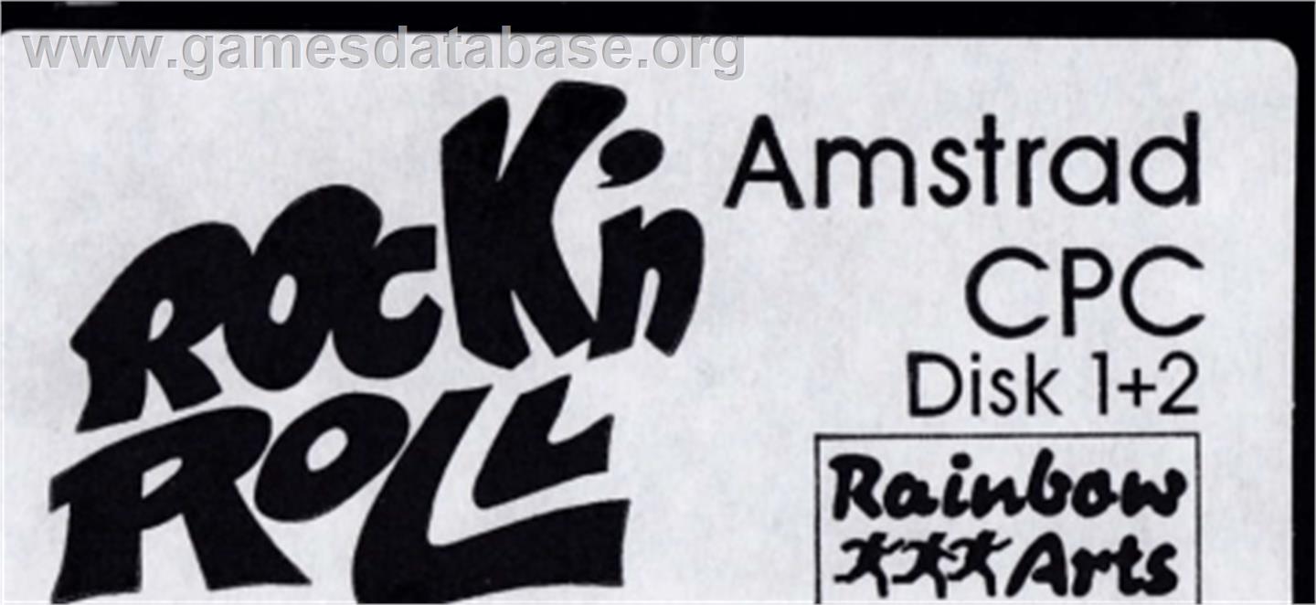 Rock 'n Roll - Amstrad CPC - Artwork - Cartridge Top