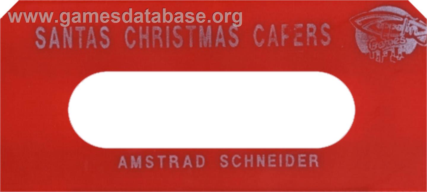 Santa's Xmas Caper - Amstrad CPC - Artwork - Cartridge Top