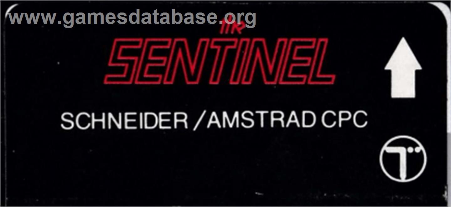 Sentinel - Amstrad CPC - Artwork - Cartridge Top