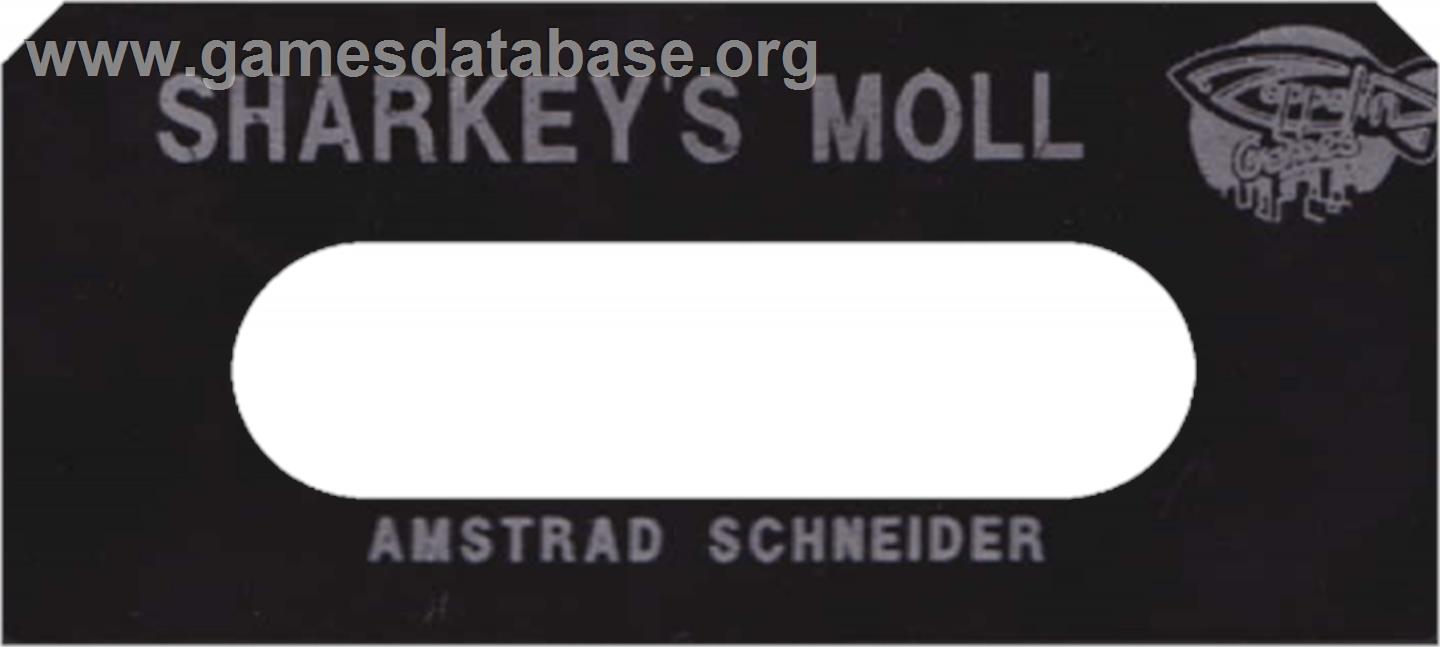 Sharkey's Moll - Amstrad CPC - Artwork - Cartridge Top