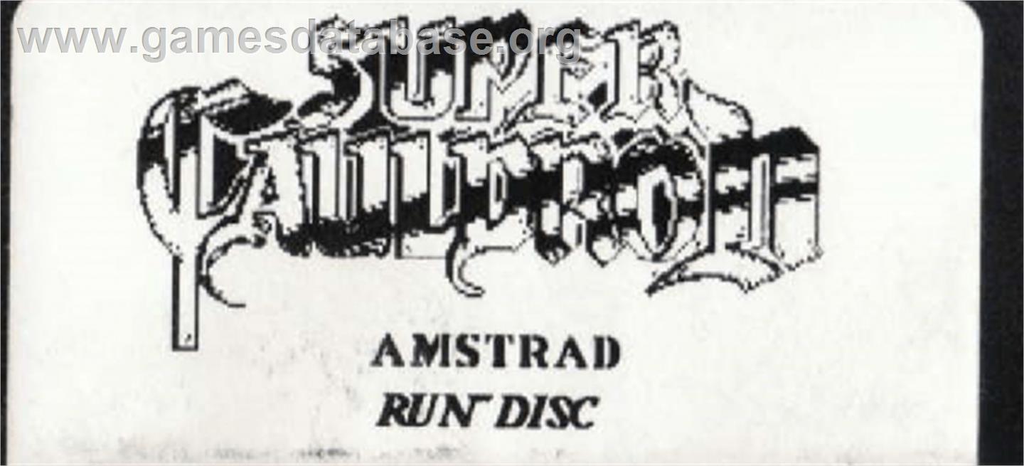 Super Cauldron - Amstrad CPC - Artwork - Cartridge Top