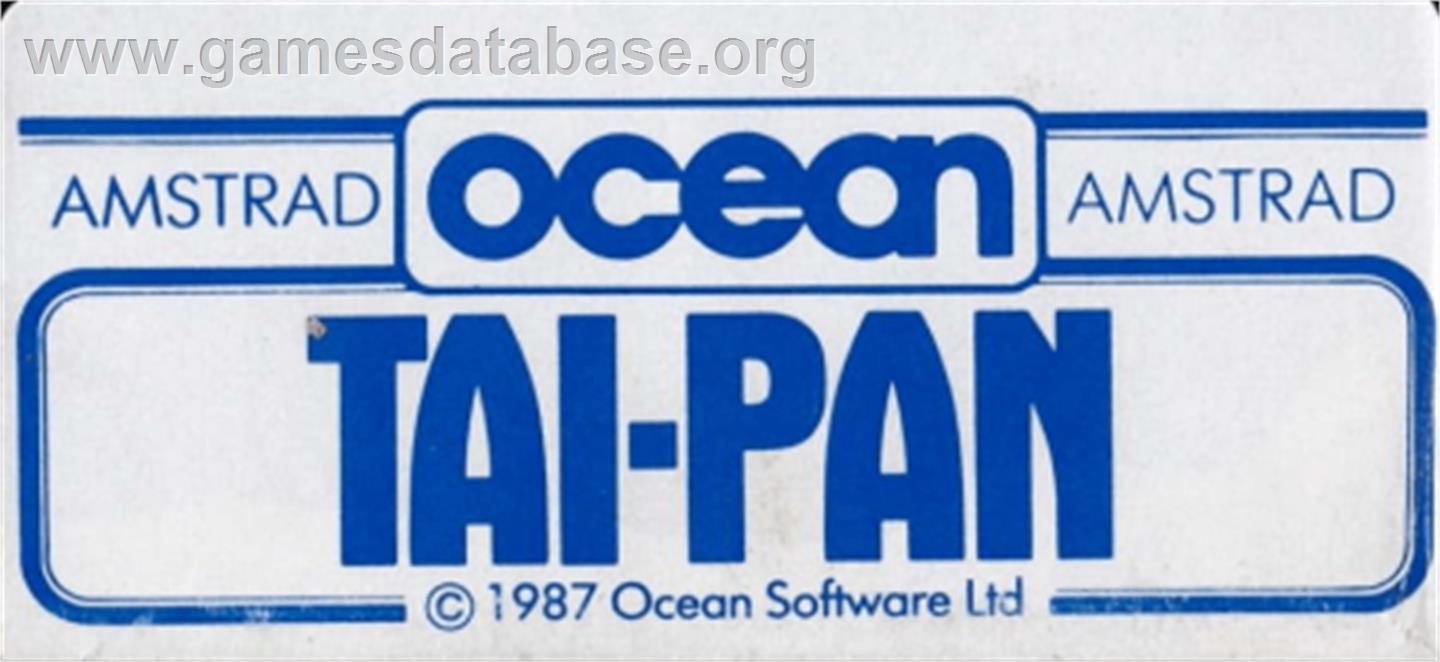 Taipan - Amstrad CPC - Artwork - Cartridge Top