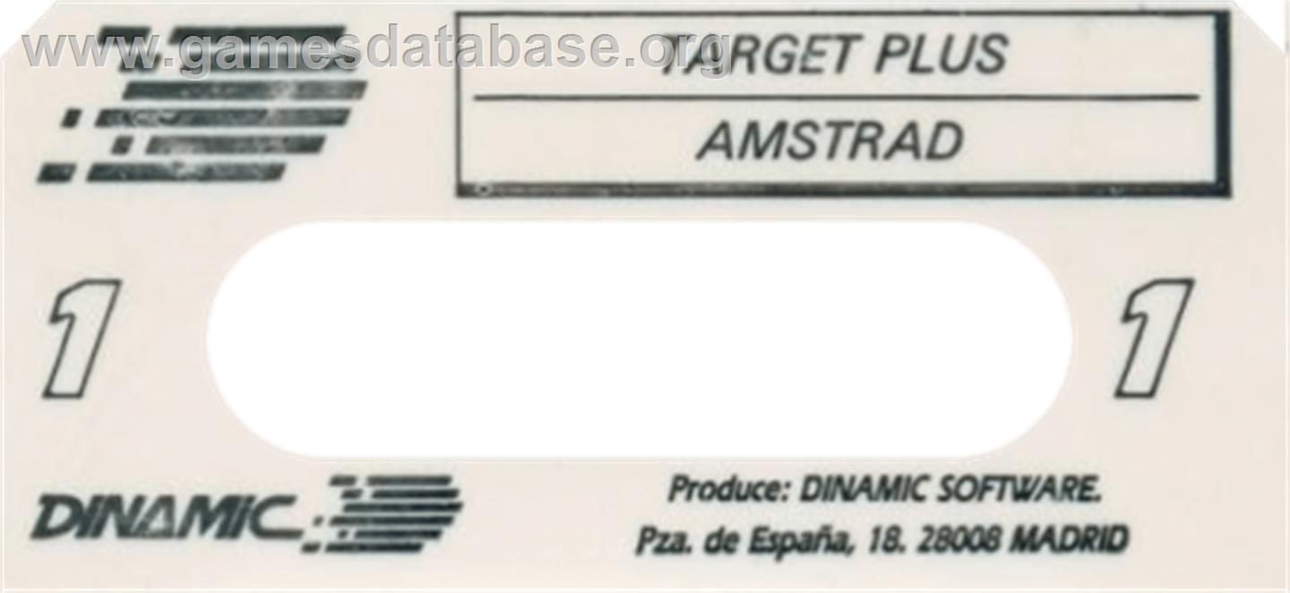 Target Plus - Amstrad CPC - Artwork - Cartridge Top