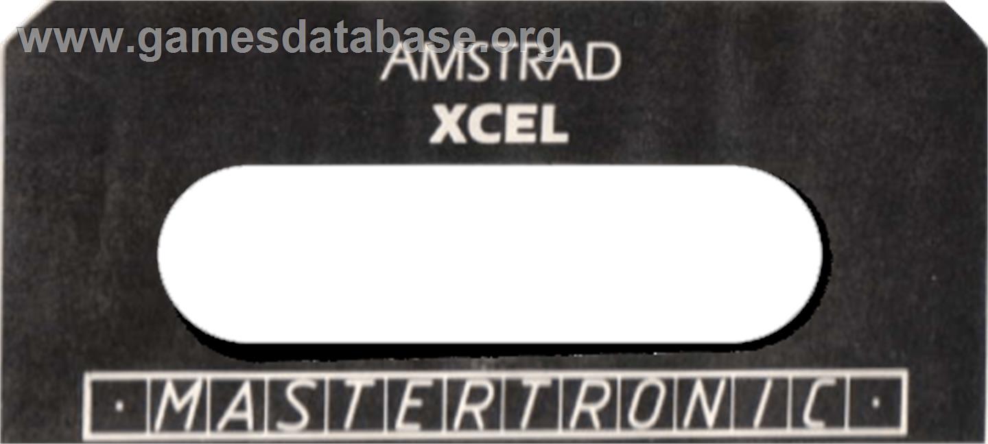 Xcel - Amstrad CPC - Artwork - Cartridge Top