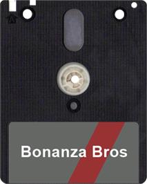 Artwork on the Disc for Bonanza Bros. on the Amstrad CPC.