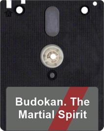 Artwork on the Disc for Budokan: The Martial Spirit on the Amstrad CPC.