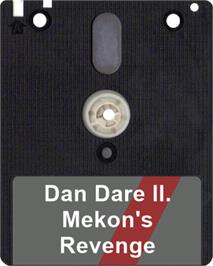 Artwork on the Disc for Dan Dare 2: Mekon's Revenge on the Amstrad CPC.