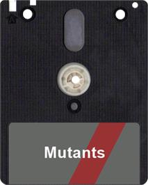 Artwork on the Disc for Mutants on the Amstrad CPC.