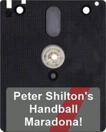 Artwork on the Disc for Peter Shilton's Handball Maradona on the Amstrad CPC.