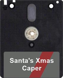 Artwork on the Disc for Santa's Xmas Caper on the Amstrad CPC.