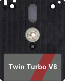 Artwork on the Disc for Twin Turbo V8 on the Amstrad CPC.