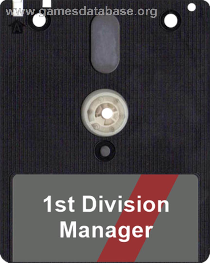 1st Division Manager - Amstrad CPC - Artwork - Disc