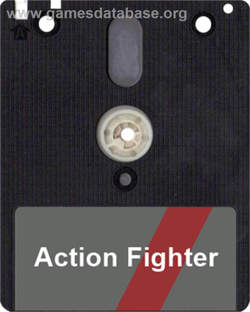 Action Fighter - Amstrad CPC - Artwork - Disc