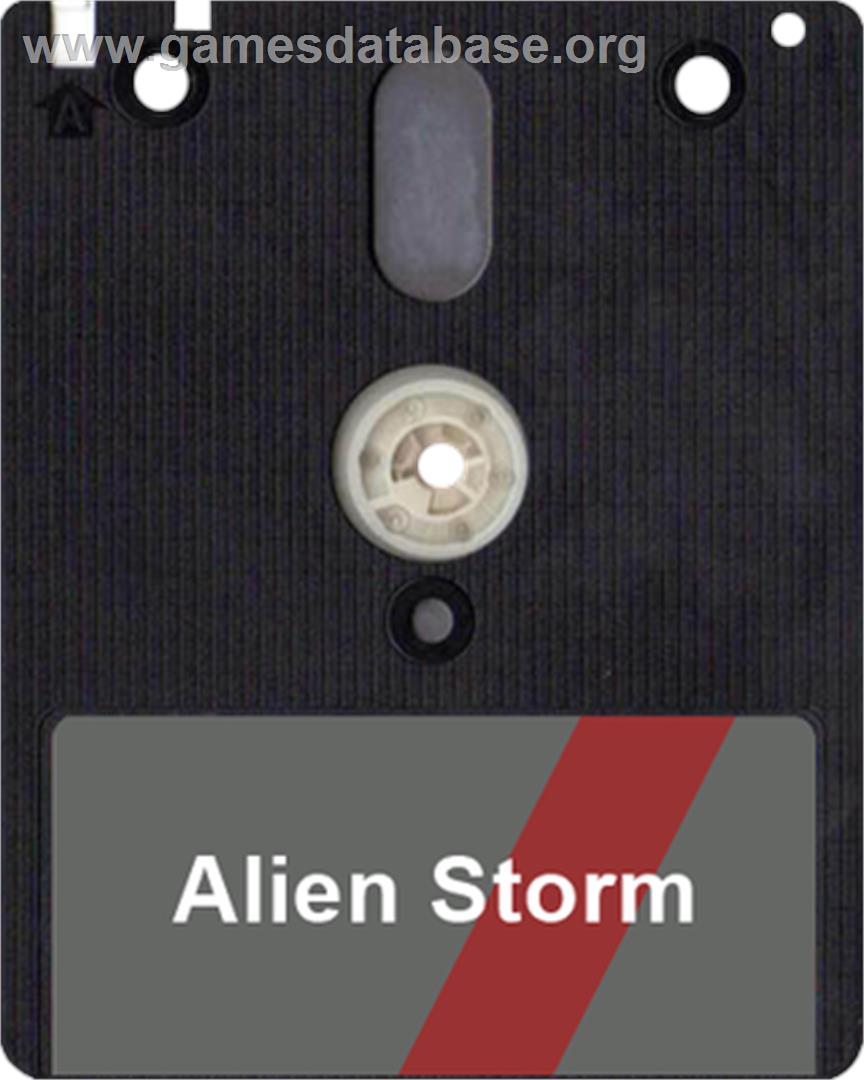 Alien Storm - Amstrad CPC - Artwork - Disc