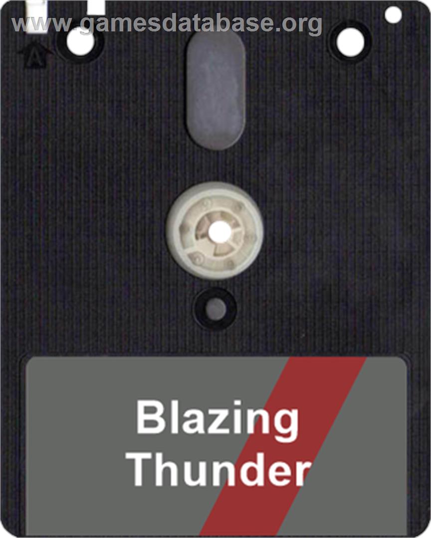 Blazing Thunder - Amstrad CPC - Artwork - Disc