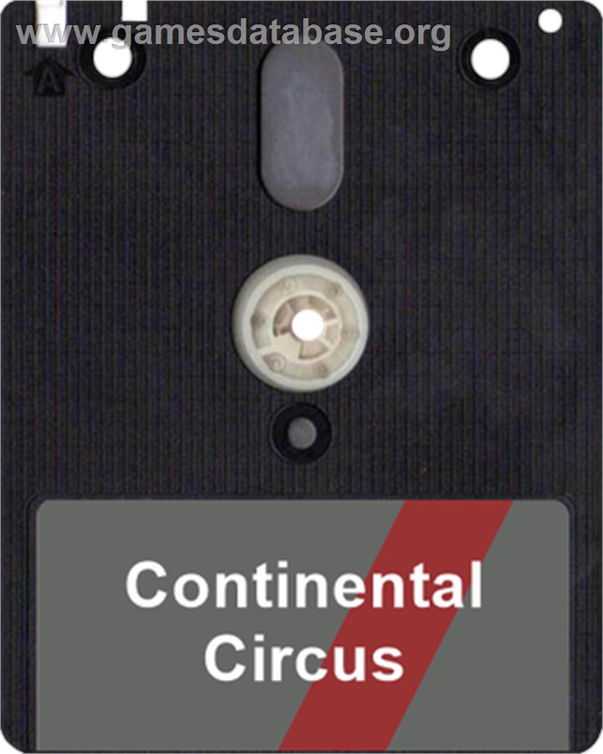 Continental Circus - Amstrad CPC - Artwork - Disc