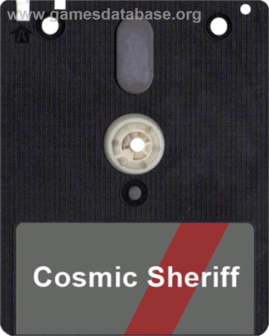 Cosmic Sheriff - Amstrad CPC - Artwork - Disc