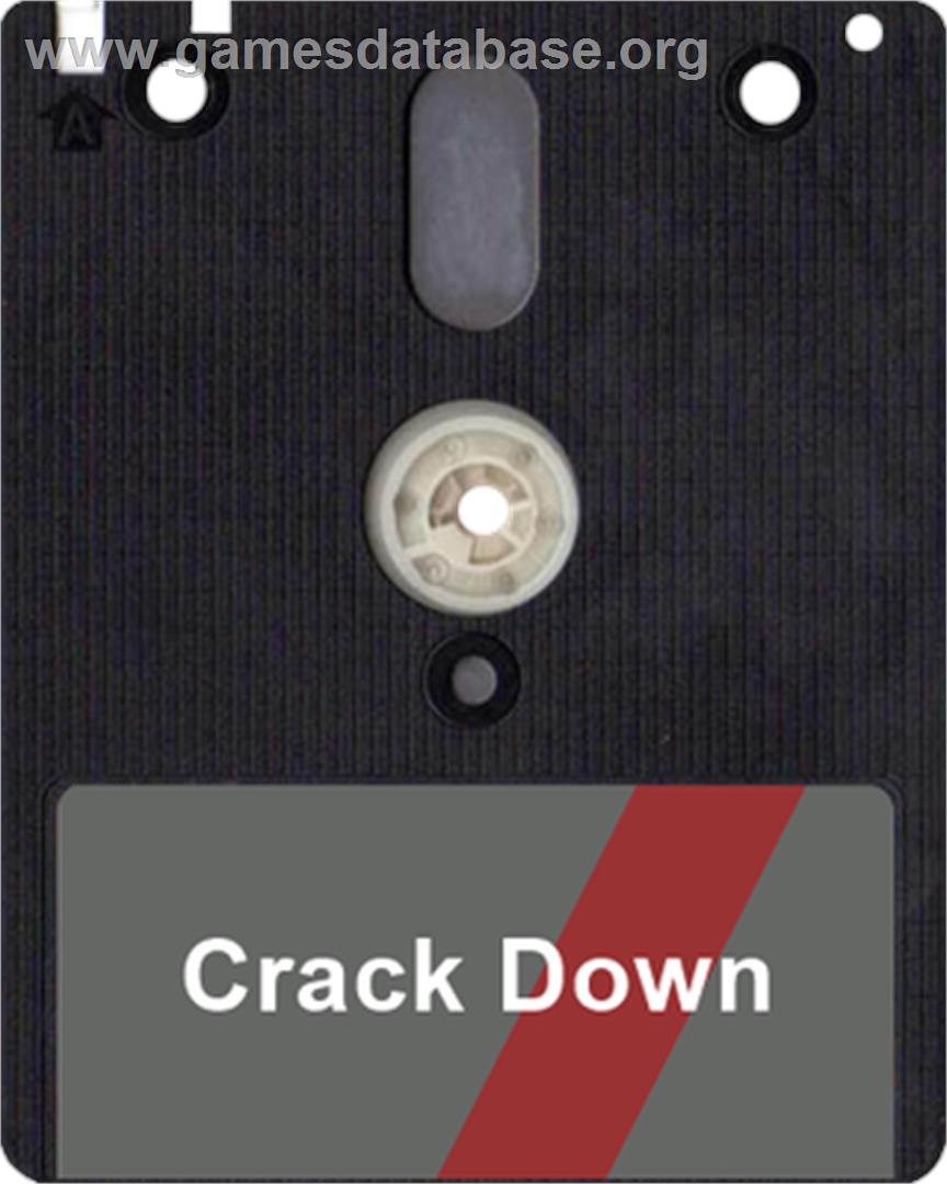 Crack Down - Amstrad CPC - Artwork - Disc