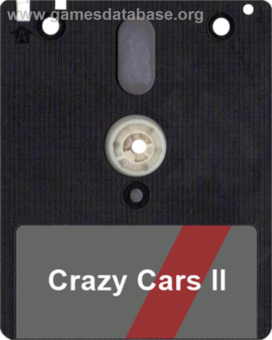 Crazy Cars 2 - Amstrad CPC - Artwork - Disc
