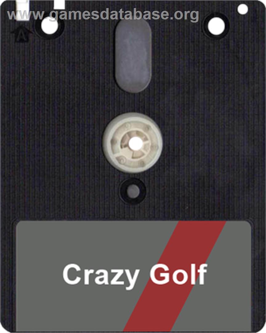 Crazy Golf - Amstrad CPC - Artwork - Disc