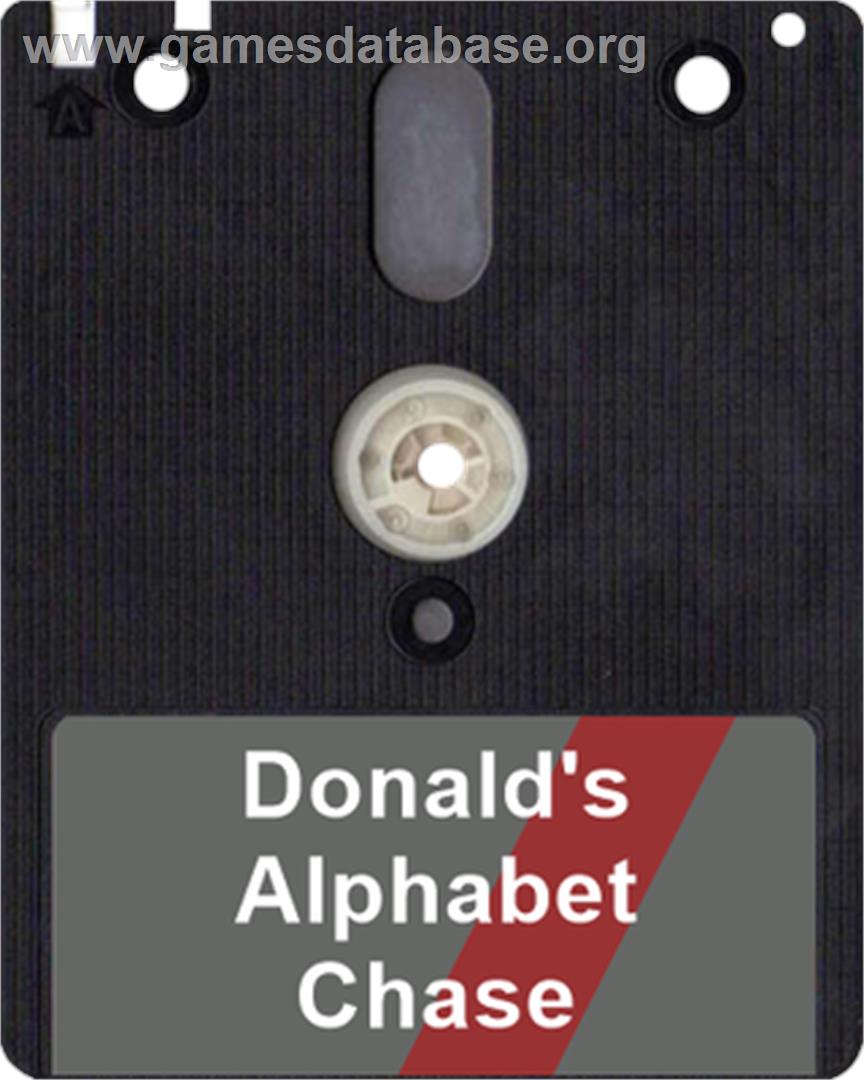 Donald's Alphabet Chase - Amstrad CPC - Artwork - Disc