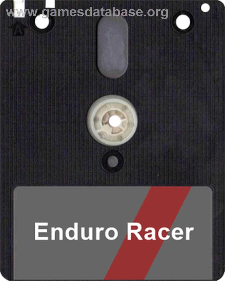 Enduro Racer - Amstrad CPC - Artwork - Disc