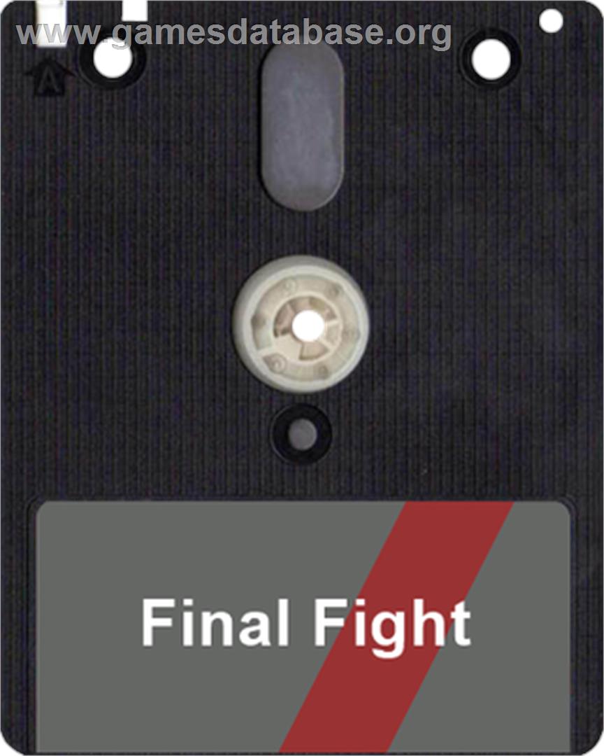 Final Fight - Amstrad CPC - Artwork - Disc