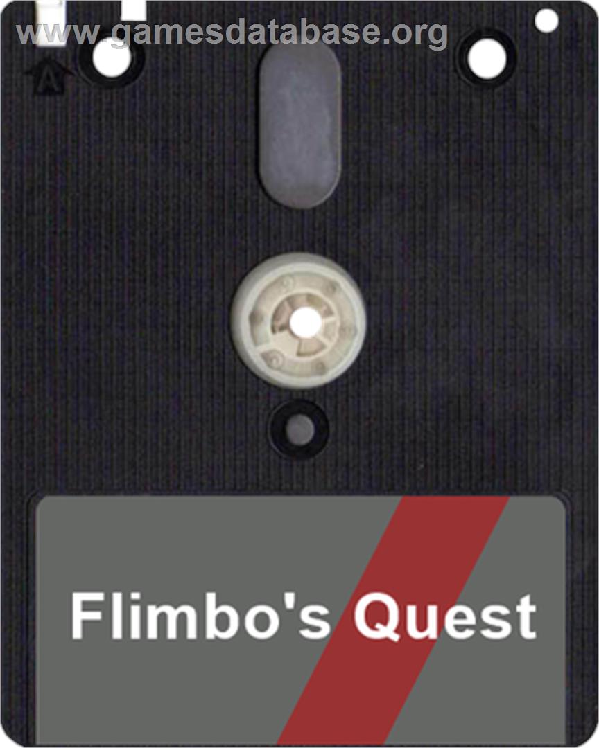 Flimbo's Quest - Amstrad CPC - Artwork - Disc